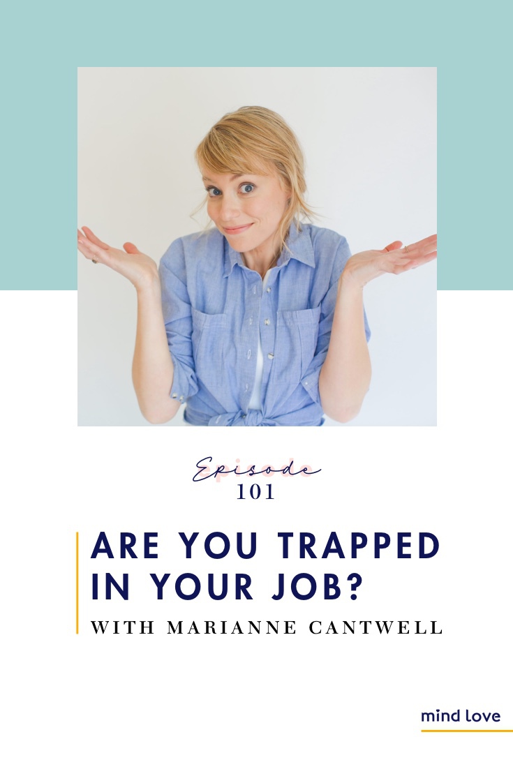 Episode 101 - Are You Trapped in Your Job? Marianne Cantwell - Pinterest